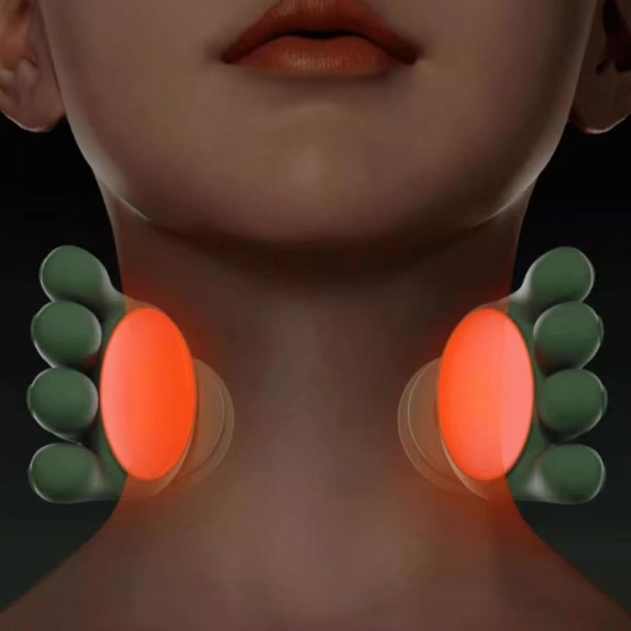 Masajeador de Cuello con Manos Térmico – Masajeador Biónico Portátil e Inalámbrico para Cuello y Espalda